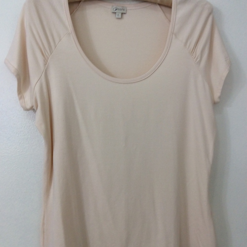 Cream Viscose Blouse L